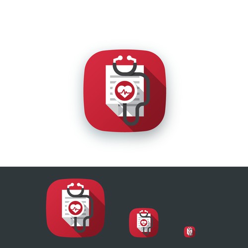 Icon app for medical questionnaire app