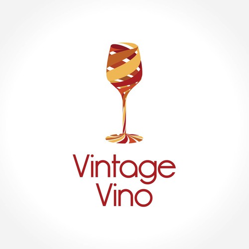 Create a brand logo " VinoVintage " for luxury wine & Sprits retail shop