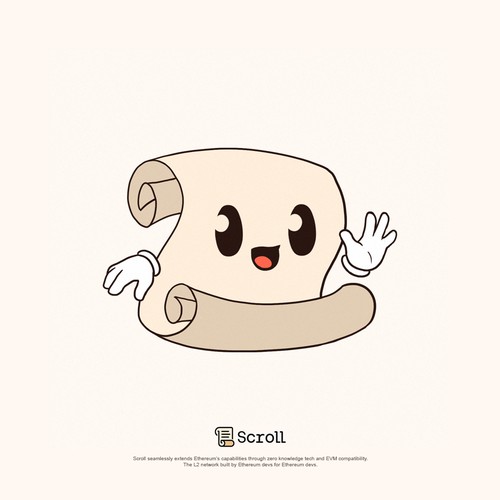 Scroll Mascot