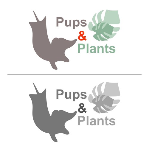 Logo concept for Etsy shop selling rare plants