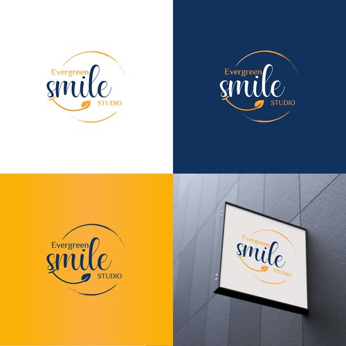 Logo for a fun, young, warm dental office