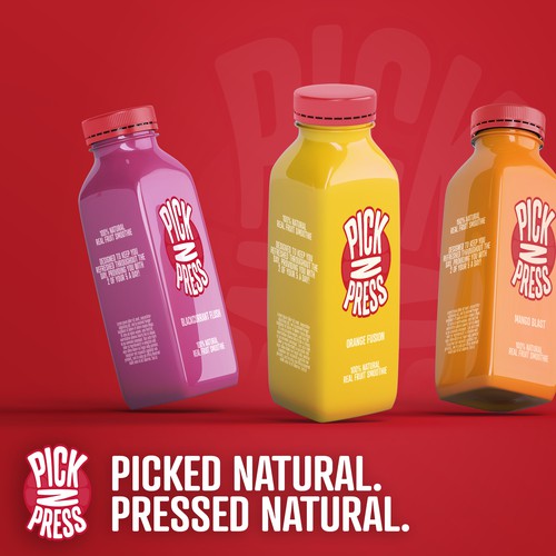 Logo Design for Juice Company 'Pick N Press'