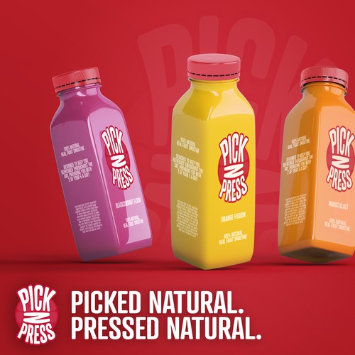 Logo Design for Juice Company 'Pick N Press'