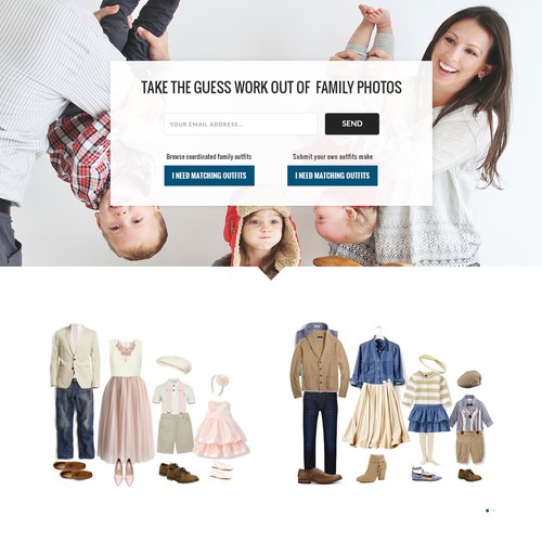 Outfit Findr Landing Page