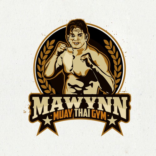 Logo for "muay thai gym in thailand academy"
