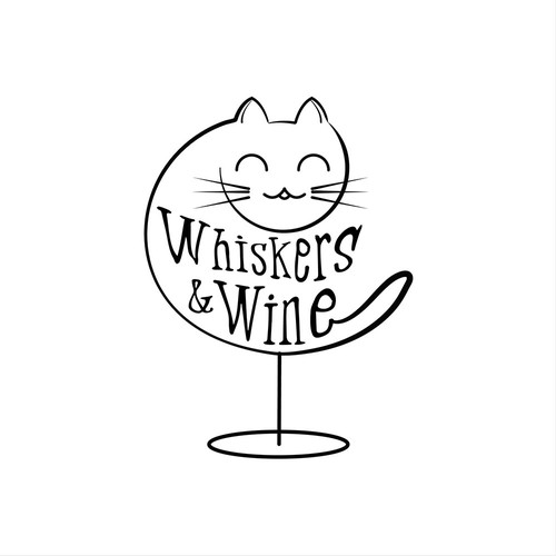 logo for cat lounge and wine bar