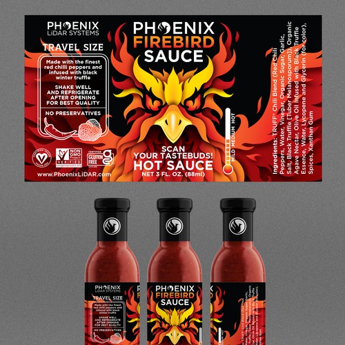 Hot Sauce Label Design