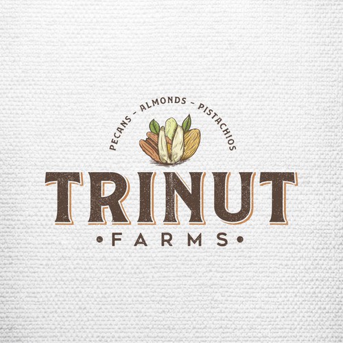 TriNut Farms logo concept 