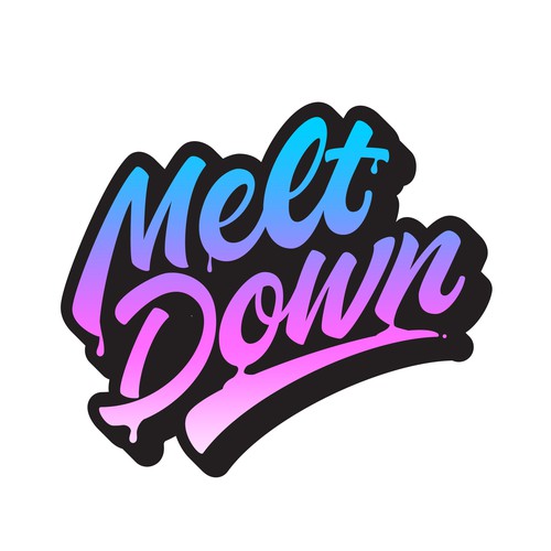 Melt Down concept logo for Mackenzieh