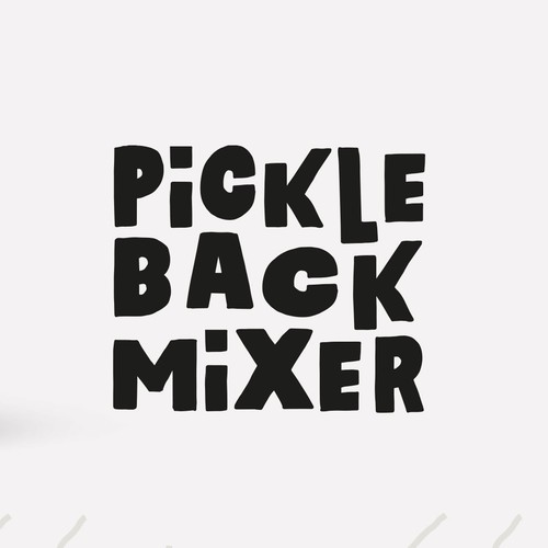 Bold label for pickle brine