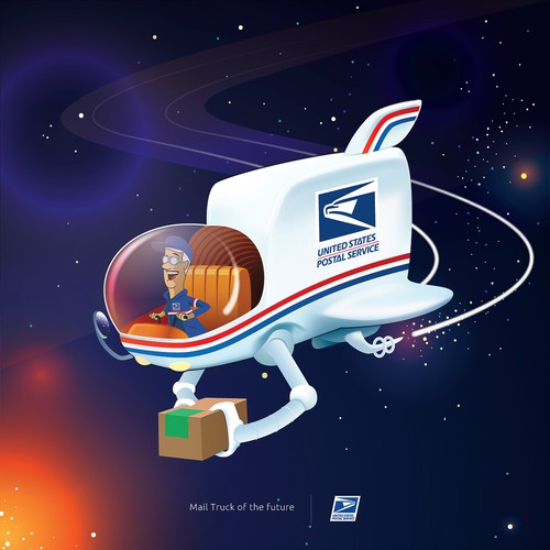 USPS mailman of the future concept