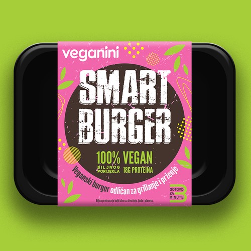 Vegan Burger Packaging Design