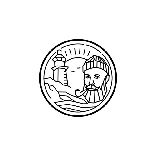 Bold logo concept for maritime image logo 
