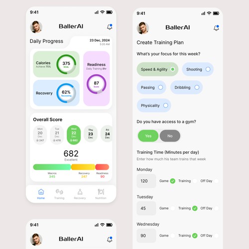 AI powered sports app.