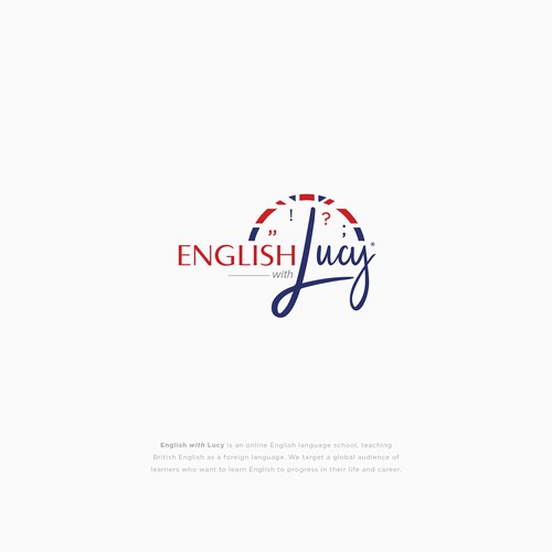 Logo for an online English tutor