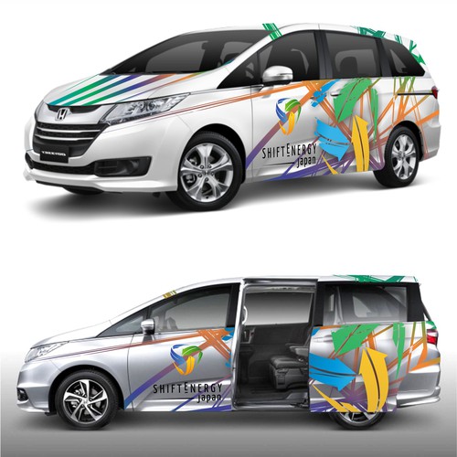 Vehicle wrap for Japanese energy company