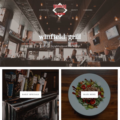 Winfield Grill Website