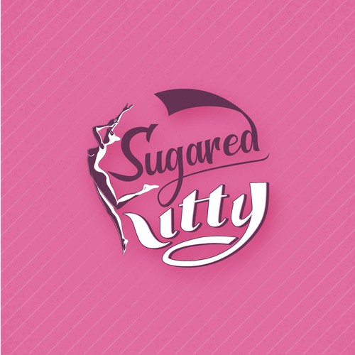 a SEXY kitty logo for a women's hair removal salon