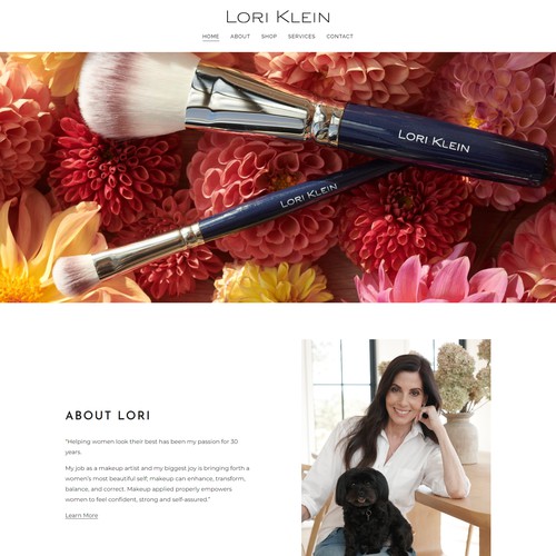 Lori Klein Cosmetics Website