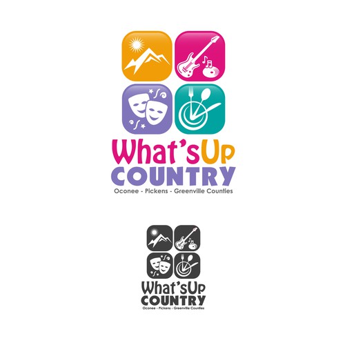 Logo Design For "What's UP Country"