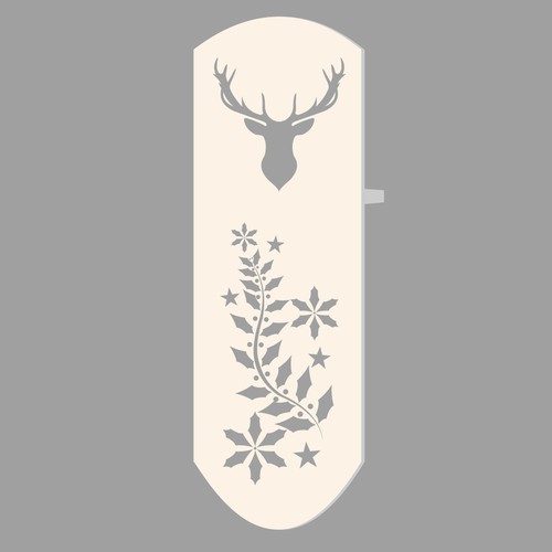  Create the featured graphics for our sleek and modern Christmas stocking holders!