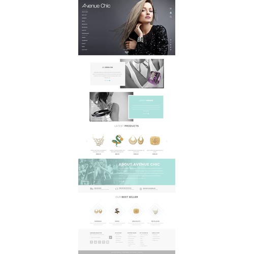 Aveneu Chic Website Designs