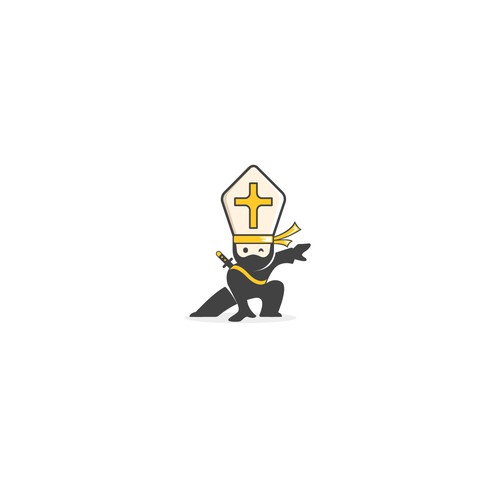 Fun Logo for Pope Ninja