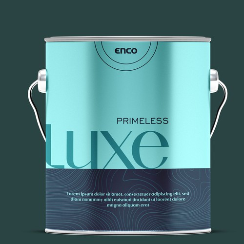 Paint Bucket Packaging Design 