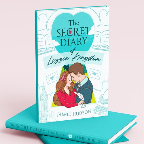 Romance Book Cover Illustration