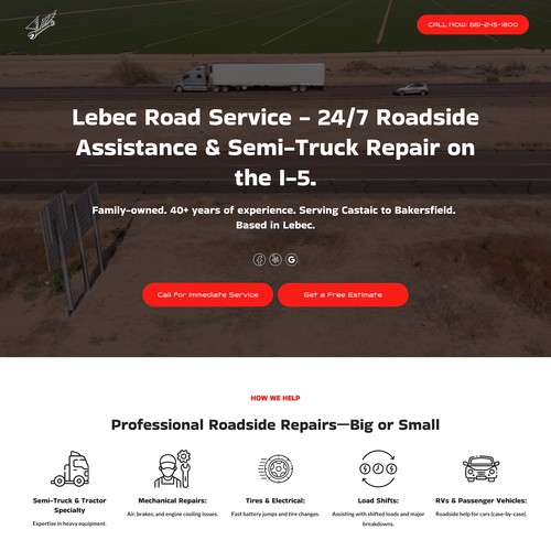 Lebec Road Service Design