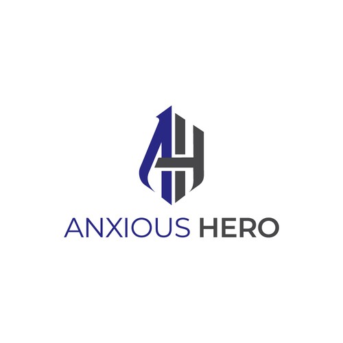 Modern Logo Concept For ANXIOUS HERO