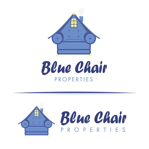 Fun, cartoon style logo for a short term rental company 