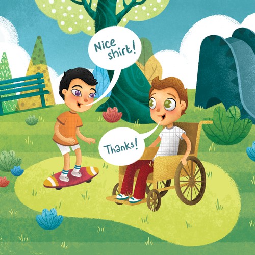 Right Now I am Kind Book Illustration