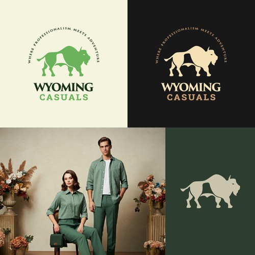 Luxurious but Adventurous Logo for a Clothing Brand.