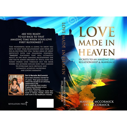 Create  book cover  -Love Made in Heaven .. Secrets to an Amazing Life, Relationship & Marriage