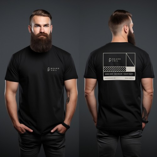 Beard & Oil: T-shirt Design