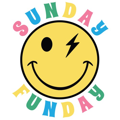 “Preppy” Sunday Funday tween t-shirt