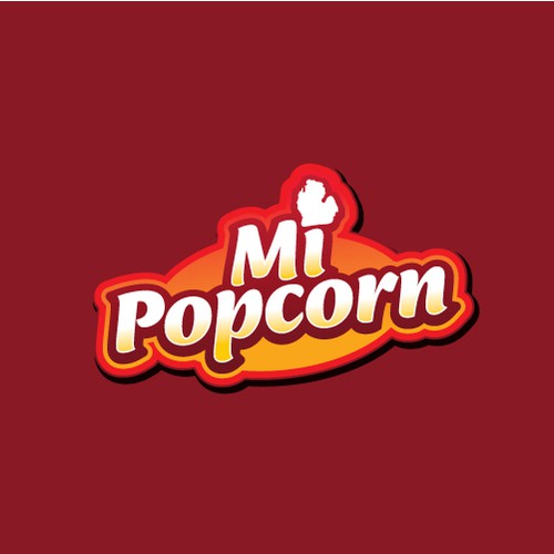 Food Logo — Mi Popcorn !!!