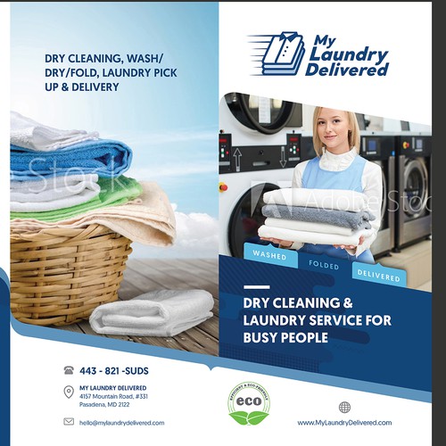 Laundry Delivery Service Flyer