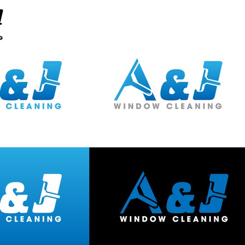 Create the next Logo Design for A & J Window Cleaning