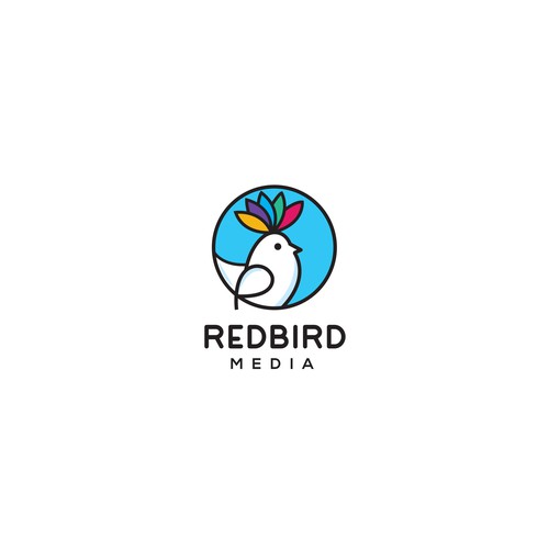 mordern bird logo