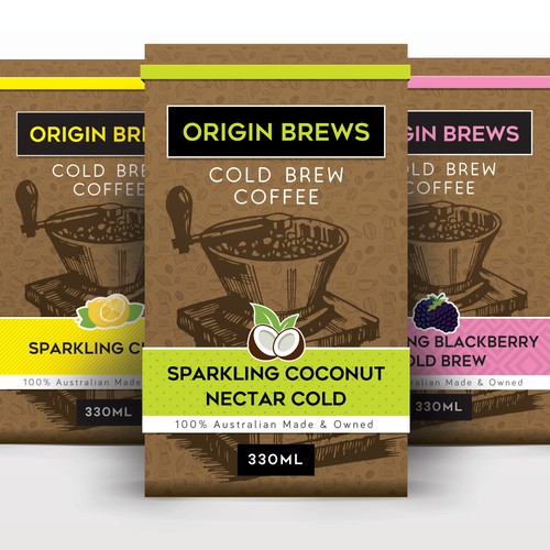 Packaging for a brews company