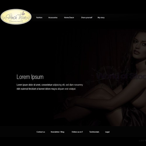 Need ARTISTIC designr 4 SEDUCTIVE warm inviting elegant homepage
