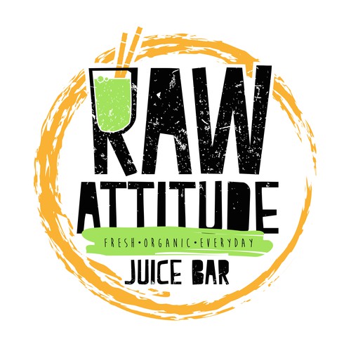 Raw Attitude Juice Bar Logo