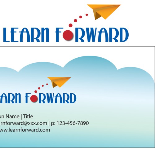 Create the next logo and business card for Learn Forward