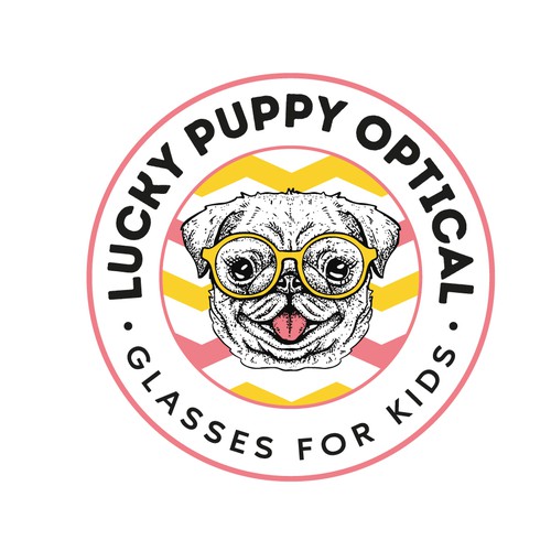Logo for kids glasses shop