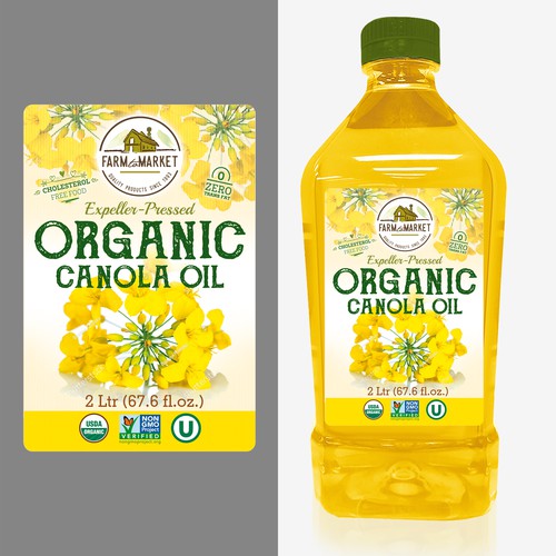 label for Canola oil