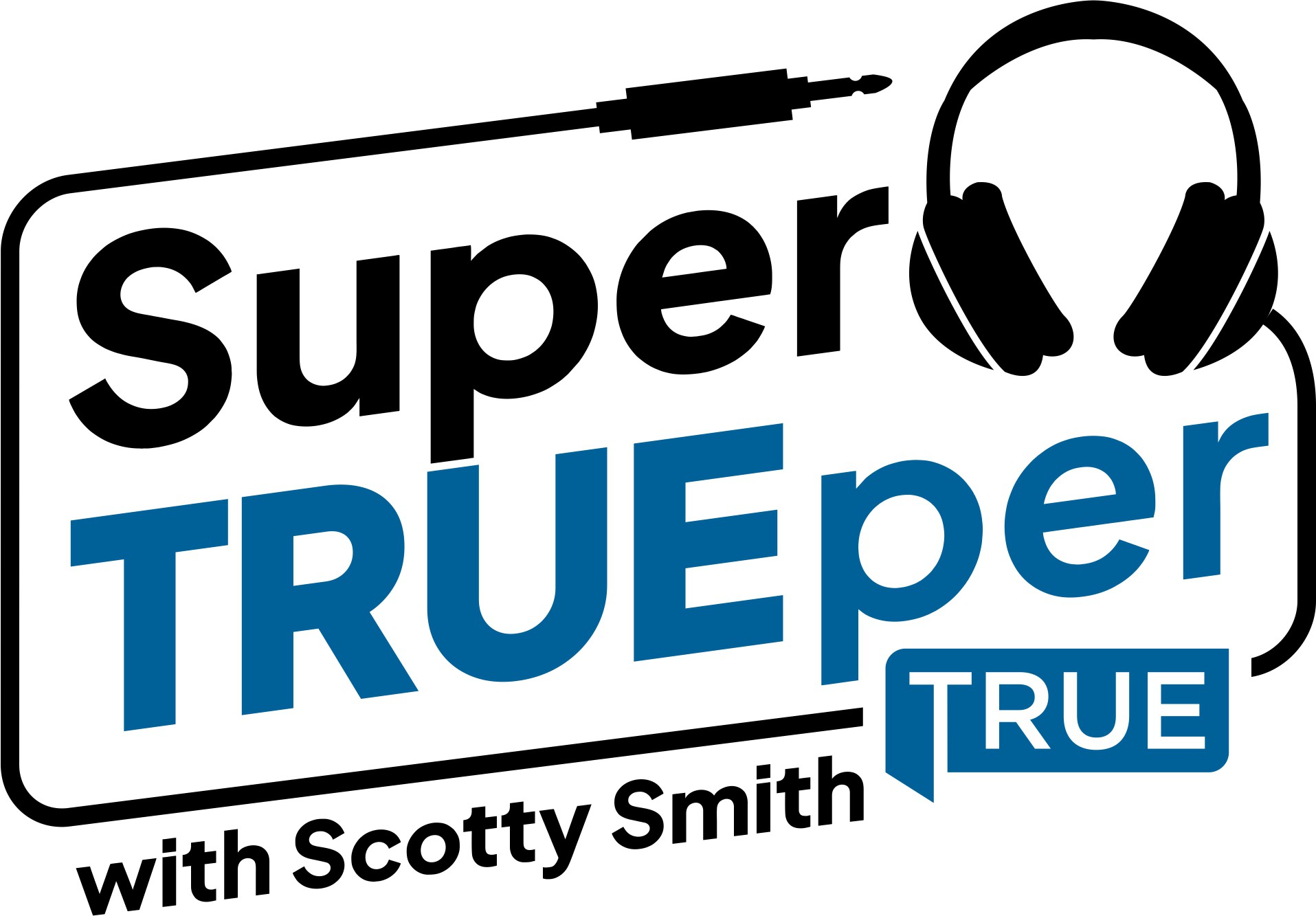 A clean and creative podcast logo