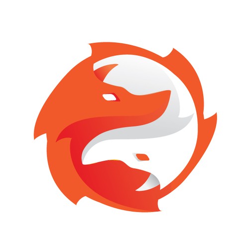Yin Yang Fox Logo