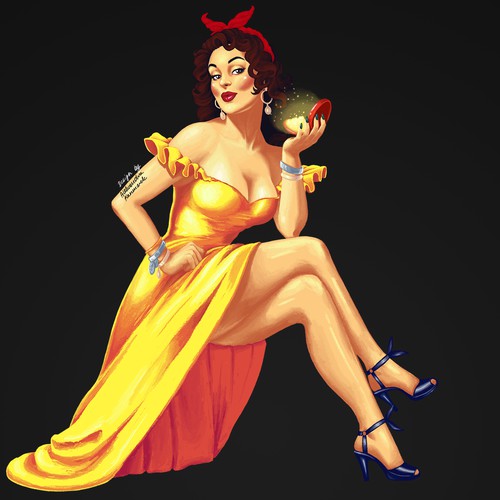 Pin up stylie girl